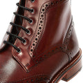 Ben Sherman Alfred Brogue Leren Herenlaarzen Rood