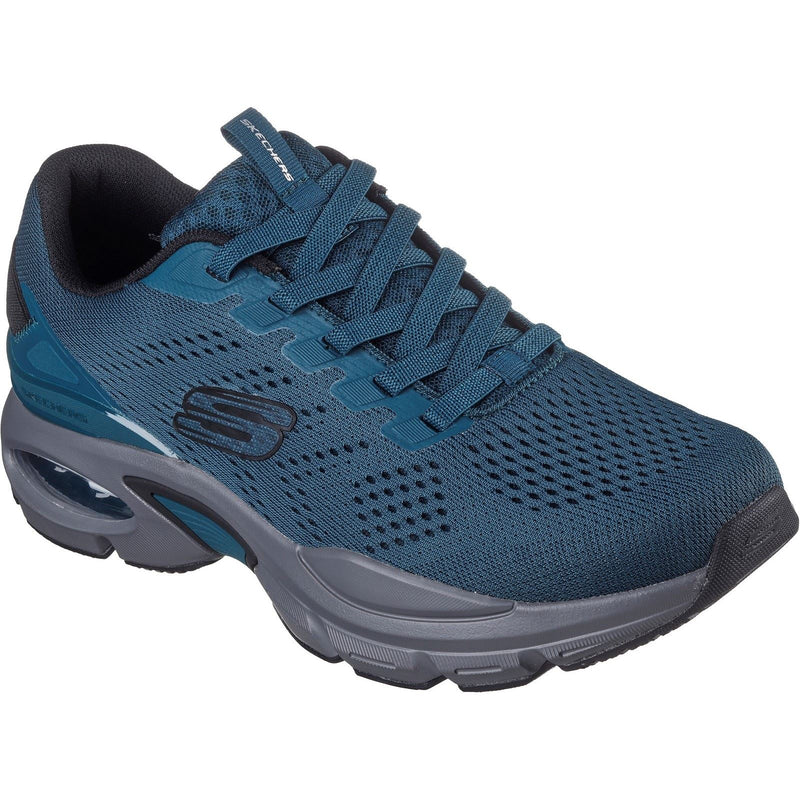 Skechers Skech-Air Ventura Textiel Heren Sneakers In Teal/Zwart