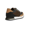 Geox Doralea Leren Dames Sneakers In Brons/Toffee