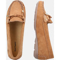 Hush Puppies Maggie Leren Damesslippers In Tan.