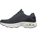 Skechers Skech-Air Ventura Textiel Heren Sneakers In Houtskool/Lime.