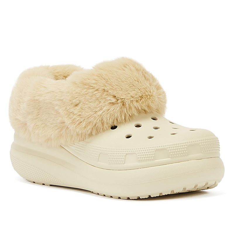 Crocs Furever Crush Klomp Bot Dames Beige Comfortschoenen