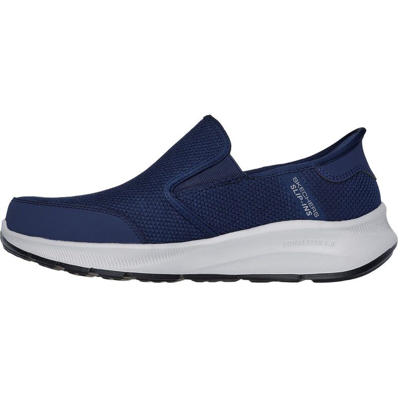 Skechers Equalizer 5.0 Drayze Polyester Heren Marineblauwe Sneakers