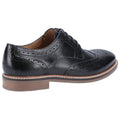 Hush Puppies Bryson Leren Heren Zwarte Brogues Schoenen