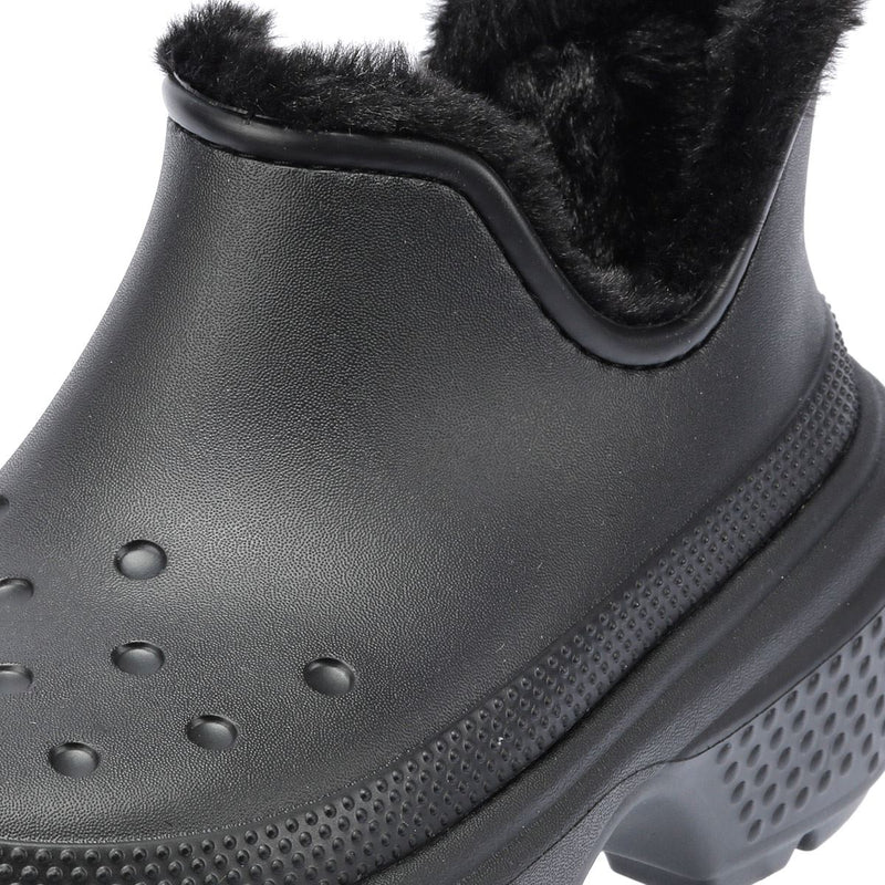 Crocs Stomp Lined Shorty Zwarte Dameslaarzen