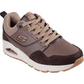 Skechers Uno Retro One Leren Heren Bruine Sneakers