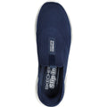 Skechers Slip-ins: GO WALK 7 Easy On 2 Slip-Ins: Ga Lopen 7 Gemakkelijk Op 2 Mesh Heren Marineblauwe Sneakers