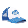 Von Dutch Trucker Boston Katoenen Witte/Blauwe Petten