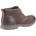 Hush Puppies Tyson Chukka Leren Bruine Herenlaarzen