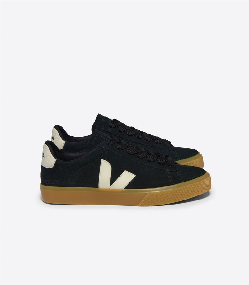 Veja Campo Suède Zwarte Sneakers Voor Dames