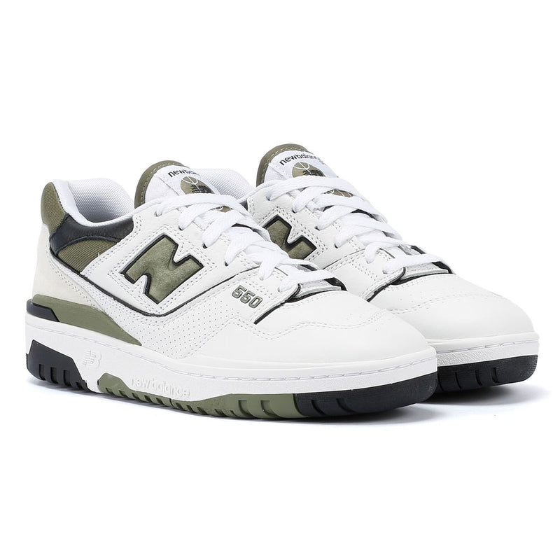 New Balance 550 Witte/Khaki Sneakers