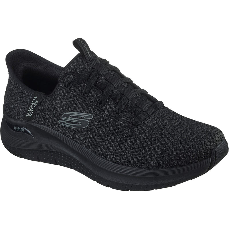 Skechers Arch Fit 2.0 Look Ahead Textiel Heren Zwarte Sneakers