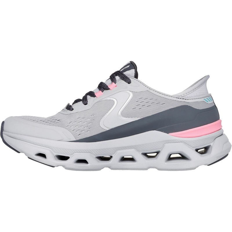 Skechers Glide-Step Altus Synthetische Damessneakers In Grijs/Roze