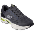 Skechers Skech-Air Ventura Textiel Heren Sneakers In Houtskool/Lime.