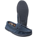 Cotswold Alberta Suede Heren Navy Pantoffels