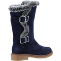 Hush Puppies Megan Suède Dames Marineblauwe Laarzen