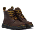 Dr. Martens Crewson Chukka Crazy Horse Donkerbruine Laarzen