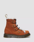 Dr. Martens 1460 Lace To Toe Bruine Leren Dameslaarzen