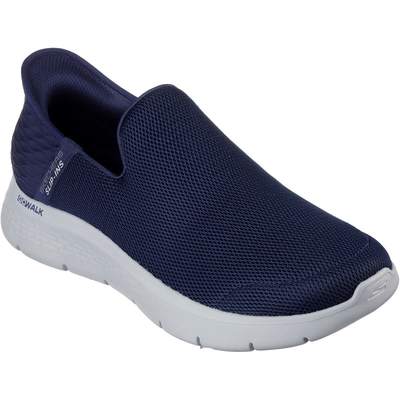 Skechers Go Walk Flex No Hands Polyester Heren Marineblauwe Sneakers