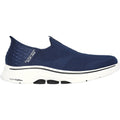 Skechers Slip-ins: GO WALK 7 Easy On 2 Slip-Ins: Ga Lopen 7 Gemakkelijk Op 2 Mesh Heren Marineblauwe Sneakers