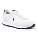 Ralph Lauren Trail 125 Leren Witte Herensneakers