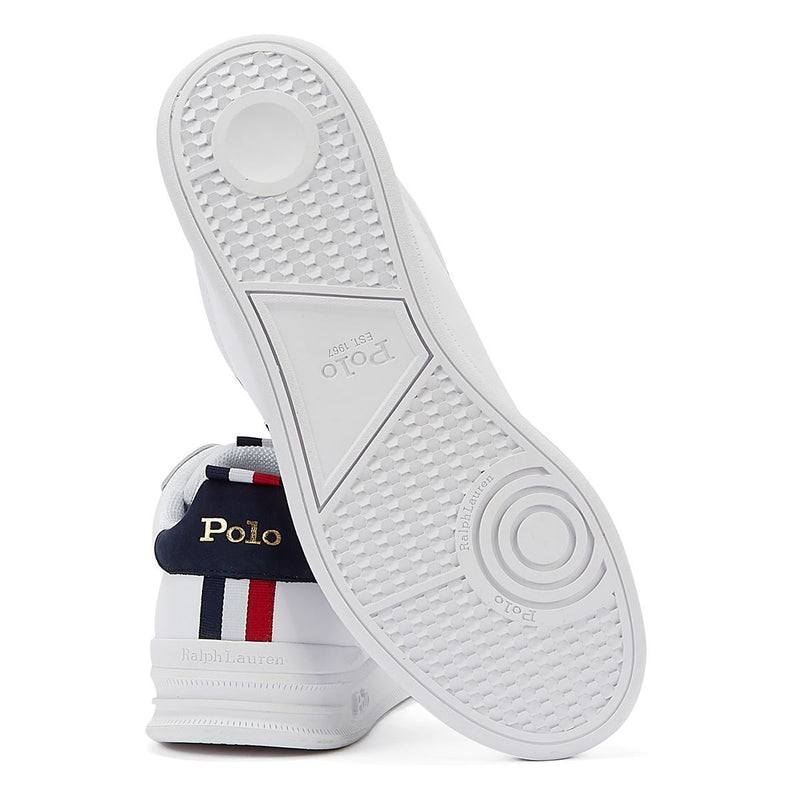 Ralph Lauren Hrt Ct Ii Sneakers Lage Witte Trainers