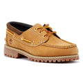 Timberland Authentic Bruine Leren Veterschoenen Voor Heren