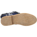 Hush Puppies Megan Suède Dames Marineblauwe Laarzen