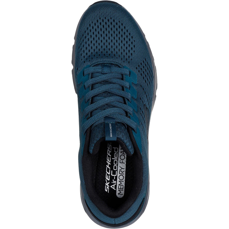 Skechers Skech-Air Ventura Textiel Heren Sneakers In Teal/Zwart