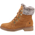 Hush Puppies Florence Leren Dames Laarzen In Tan