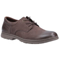 Hush Puppies Trevor Bruine Leren Veterschoenen Voor Heren