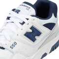 New Balance 550 Witte/Marineblauwe Sneakers