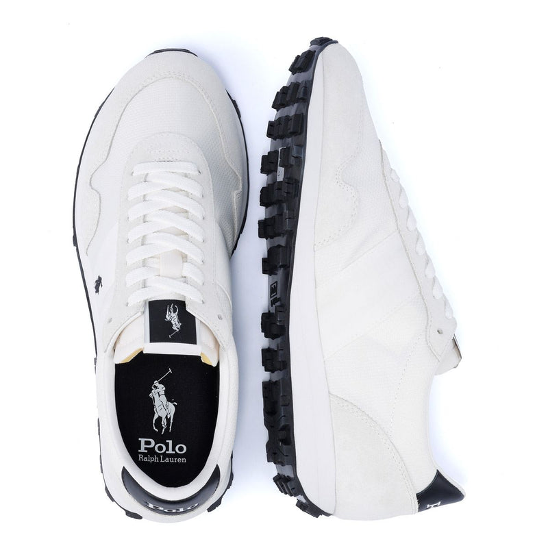 Ralph Lauren Trail 125 Leren Witte Herensneakers