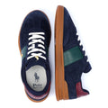 Ralph Lauren Heritage Area Blauwe Suède Herensneakers