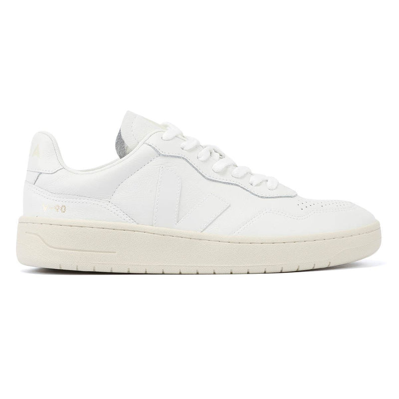 Veja V-90 Leren Heren Extra Witte Sneakers