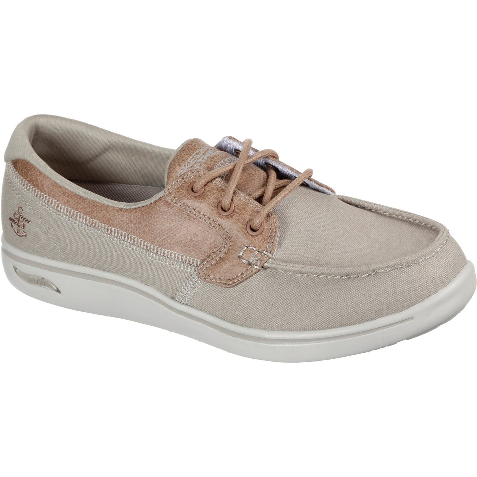 Skechers Arch Fit Uplift Cruise'N By Polyester Dames Natuurlijke Bootschoenen