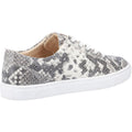 Hush Puppies Tessa Dames Sneakers Van Pythonleer Met Suède