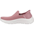 Skechers Go Walk Flex Sunset View Polyester Damessneakers In Roze