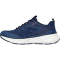 Skechers Edgeride Power Flow Textiel Dames Navy/Roze Sneakers