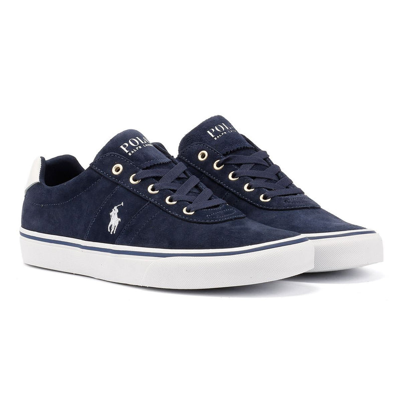 Ralph Lauren Hanford III Leren Heren Blauwe Sneakers