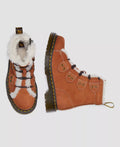 Dr. Martens 1460 Lace To Toe Bruine Leren Dameslaarzen