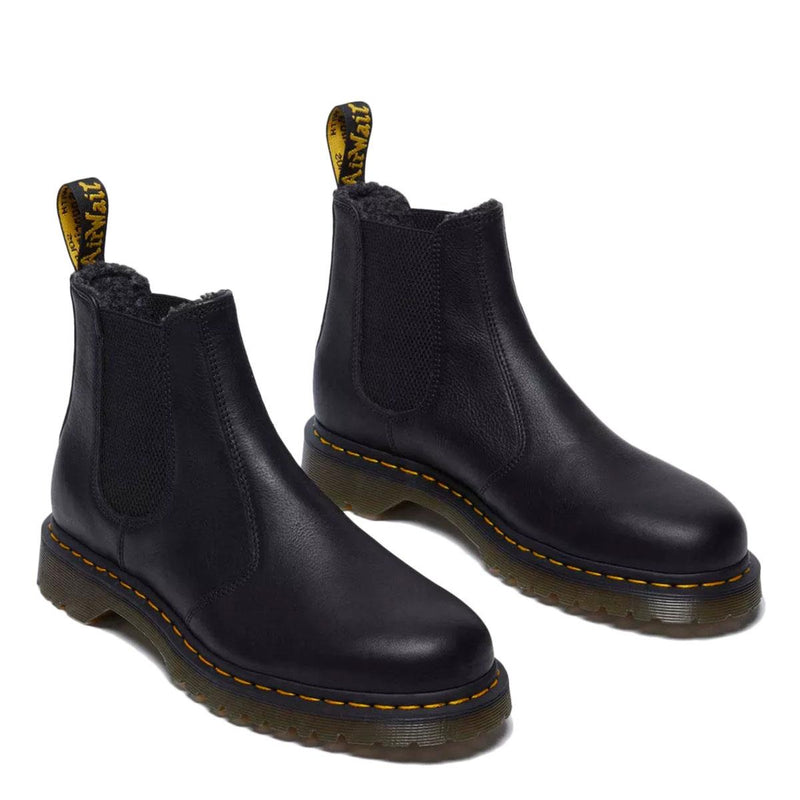 Dr. Martens 2976 WL Grizzly Leren Zwarte Laarzen