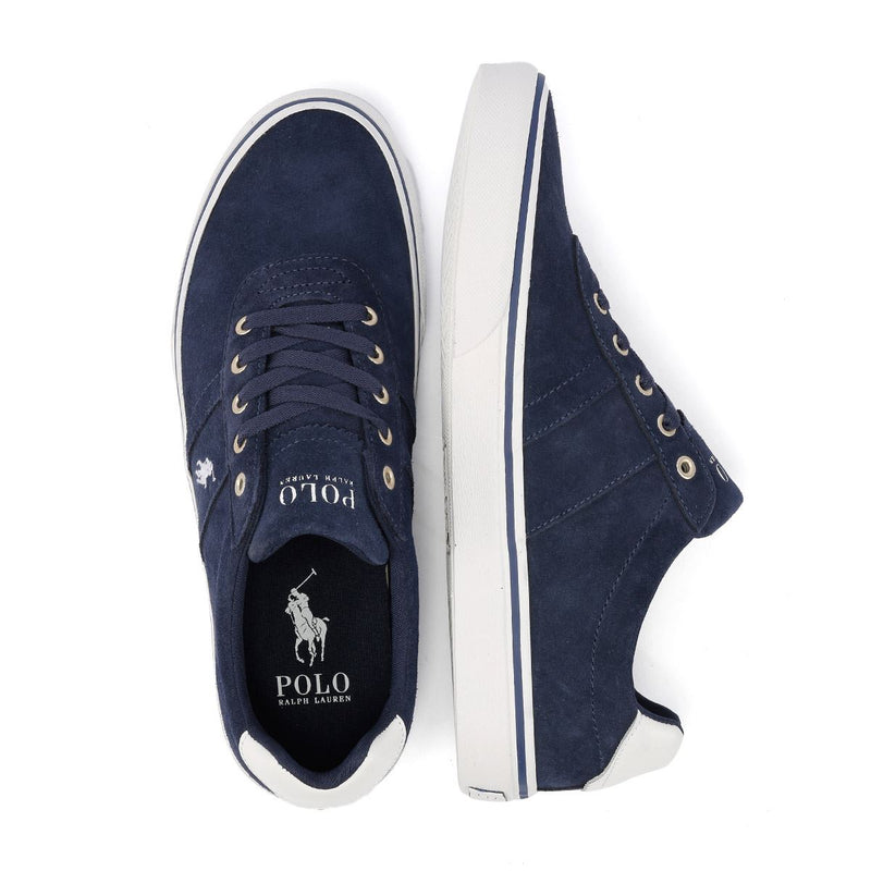 Ralph Lauren Hanford III Leren Heren Blauwe Sneakers