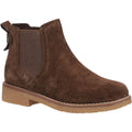 Hush Puppies Maddy Suède Dames Chocolade Laarzen