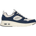 Skechers Skech-Air Court - Yatton Leren Heren Navy/Natuurlijke Sneakers