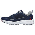 Skechers Oak Canyon Verketta Leren Heren Navy/Grijze Sneakers