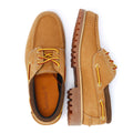 Timberland Authentic Bruine Leren Veterschoenen Voor Heren