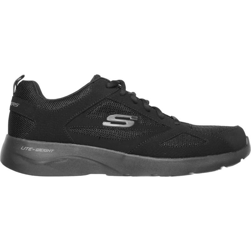 Skechers Dynamight 2.0 Net Heren Zwarte Sneakers