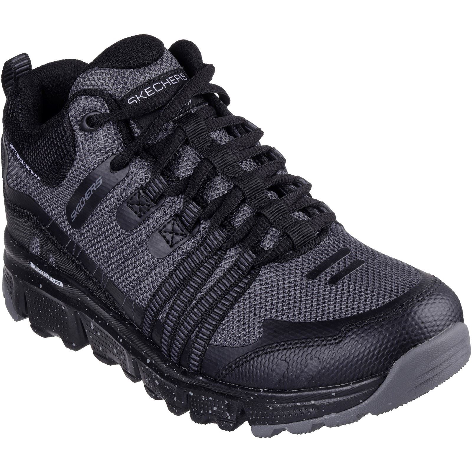 Skechers Summits At Wynnwood Dames Wandelschoenen Van Polyurethaan In Houtskool/Zwart