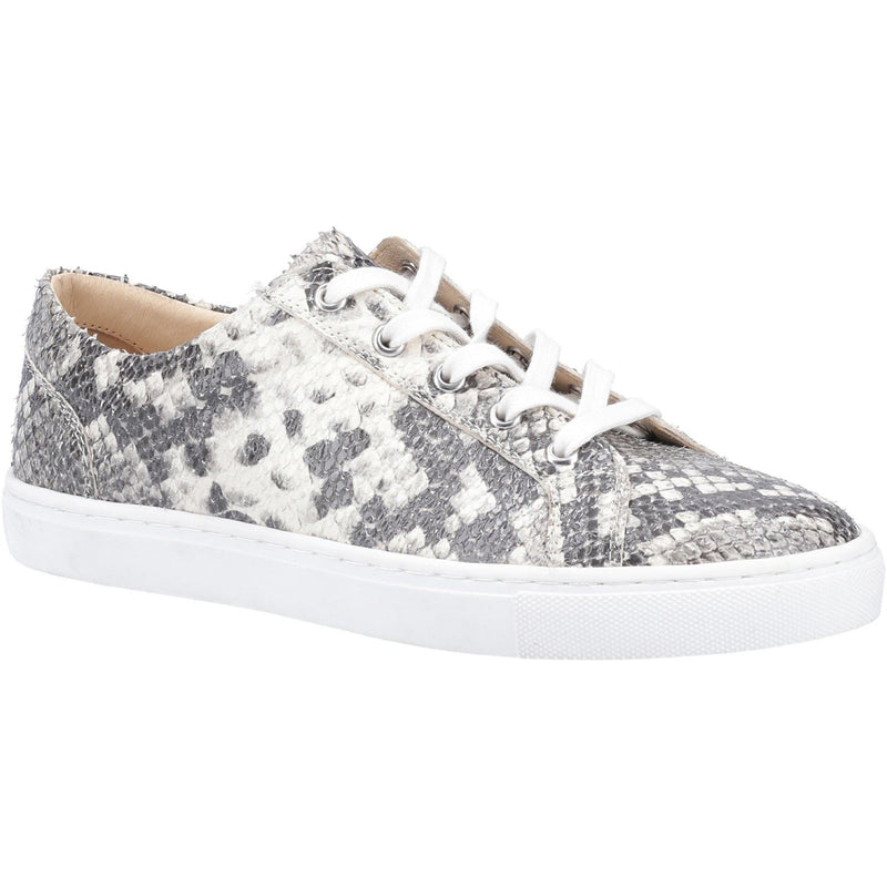 Hush Puppies Tessa Dames Sneakers Van Pythonleer Met Suède